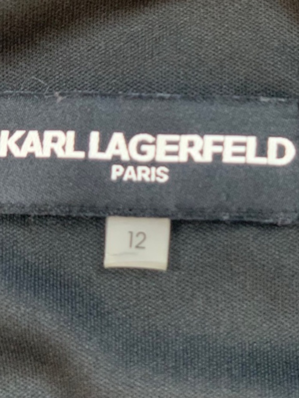 Karl Lagerfeld Paris Romantic Floral Tie Waist Ruffle Dress Women’s Sz 12 - Picture 9 of 10
